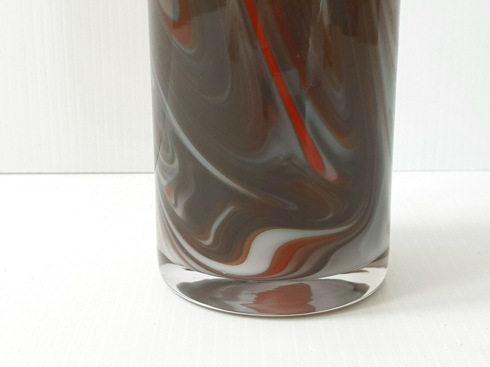 Magnificent Vintage Italian Vase 1970 In Real Opal 70s 70s Years 70 photo vinterior