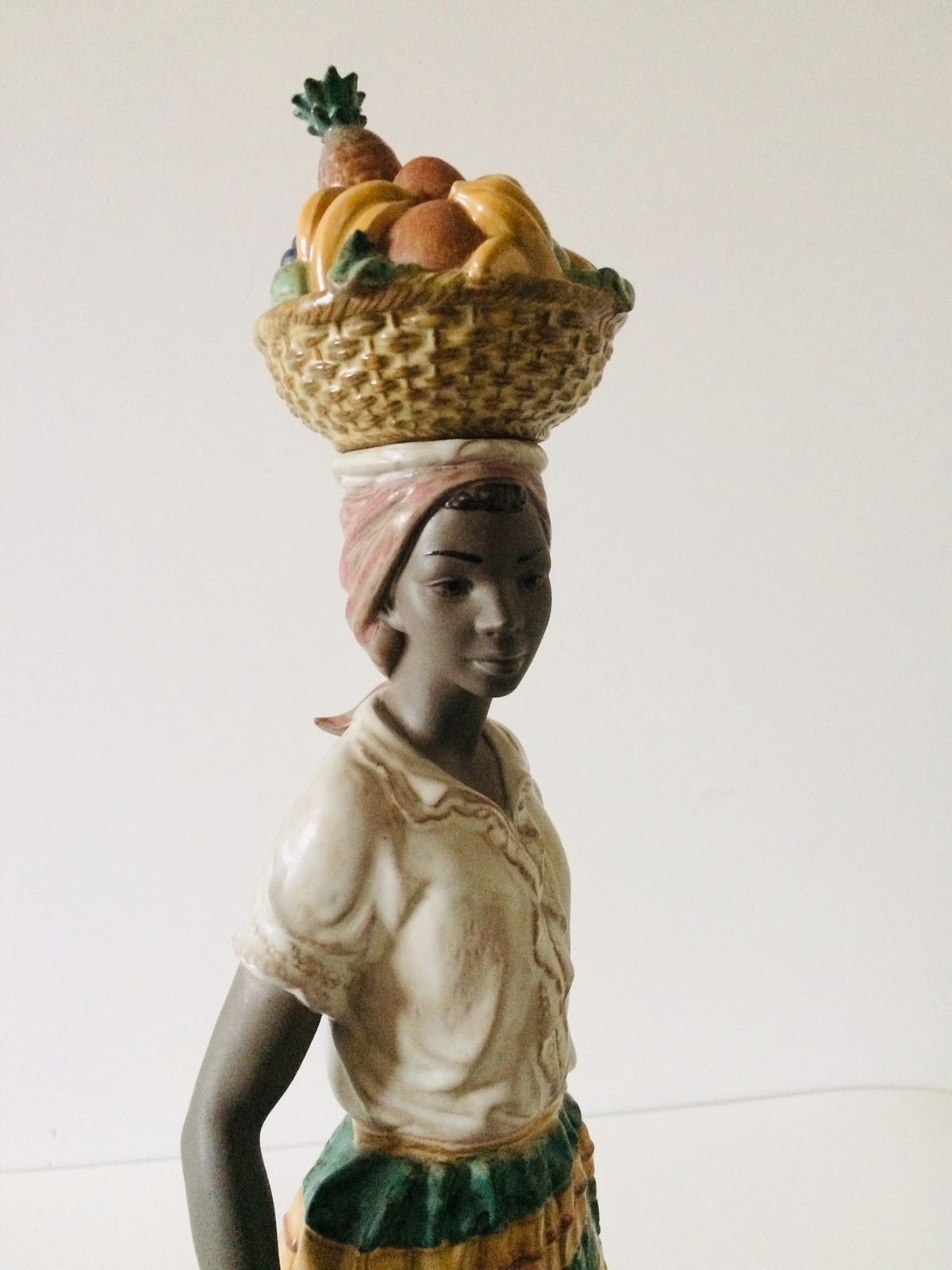 photo buy Llardo Nao Antillana N° 406 Lady With Fruit Large Statue, Spain 1984