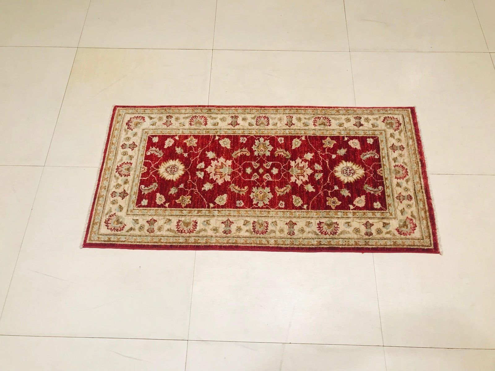 Pakistani Hand Knotted Wool Carpets, 1980s, Set Of 2 photo vintage