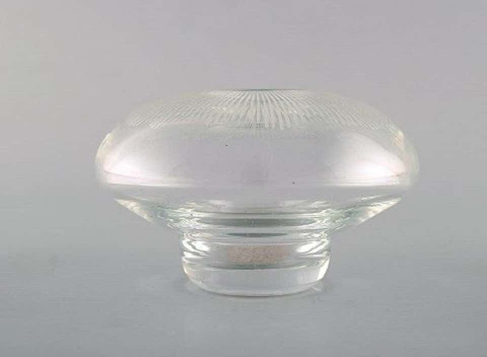 Bengt Orup For Johansfors, Art Glass Vase, Swedish Design, 1970s photo furniture
