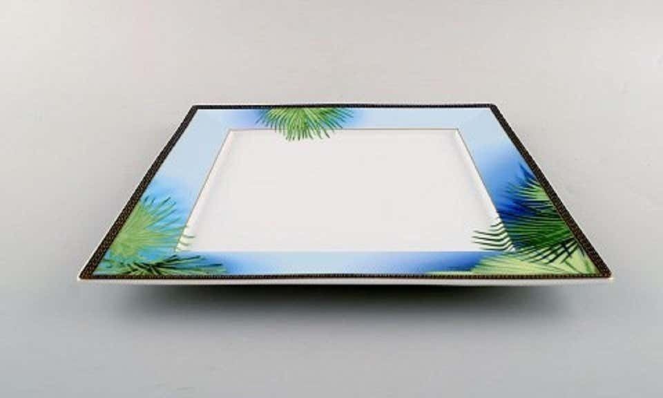 Gianni Versace For Rosenthal, Large "Jungle" Porcelain Cover Plate / Dish photo furniture