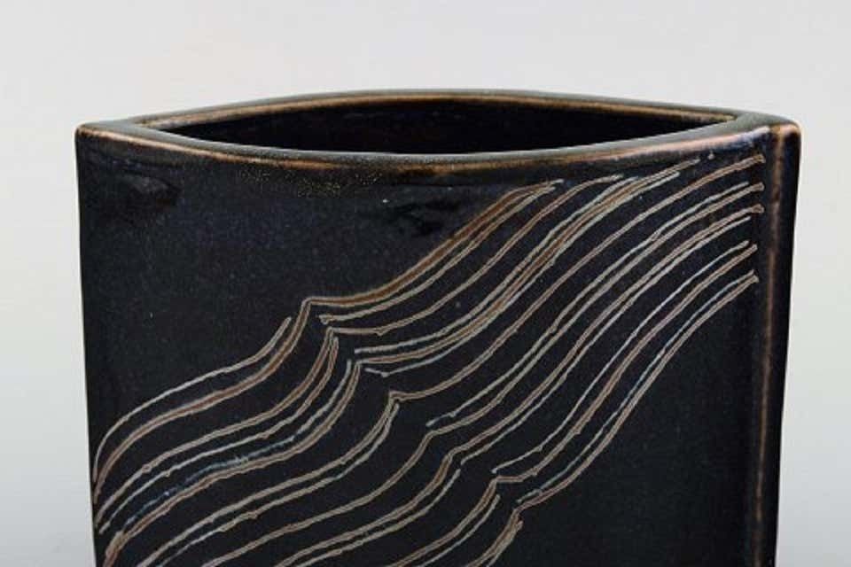 Eva Stæhr Nielsen For Royal Copenhagen, Vase In Glazed Ceramics photo for sale