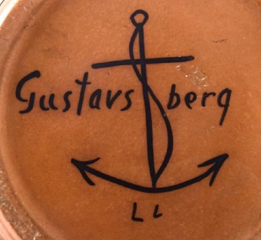 Lisa Larson For Gustavsberg, Huge Granada Ceramic Vase In Modernist Design photo vinterior