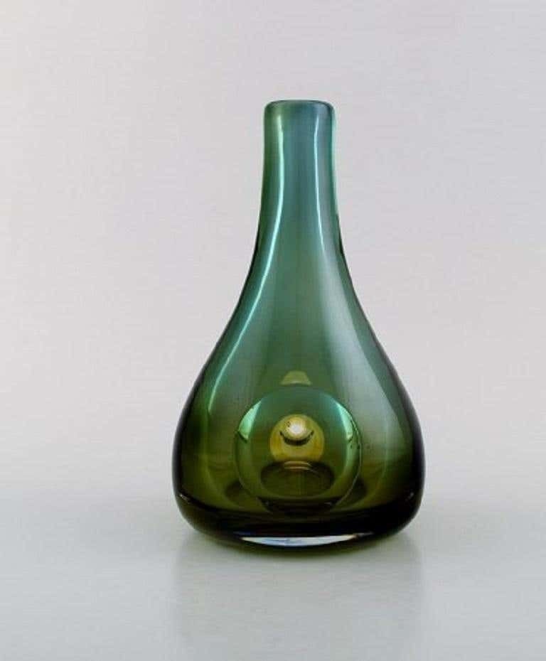 Mona Morales For Kosta Boda, "Ventana" Vase In Mouth Blown Art Glass photo furniture