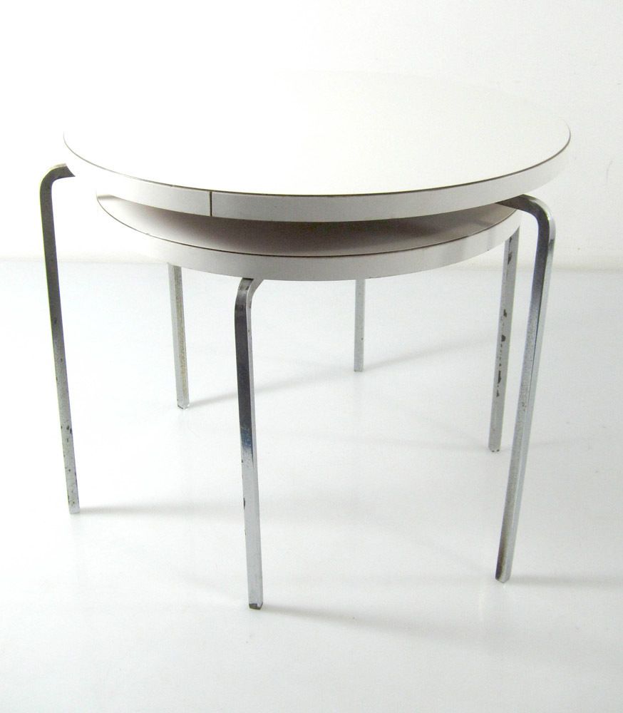 Sixties Design Round Nesting Tables photo Furniture