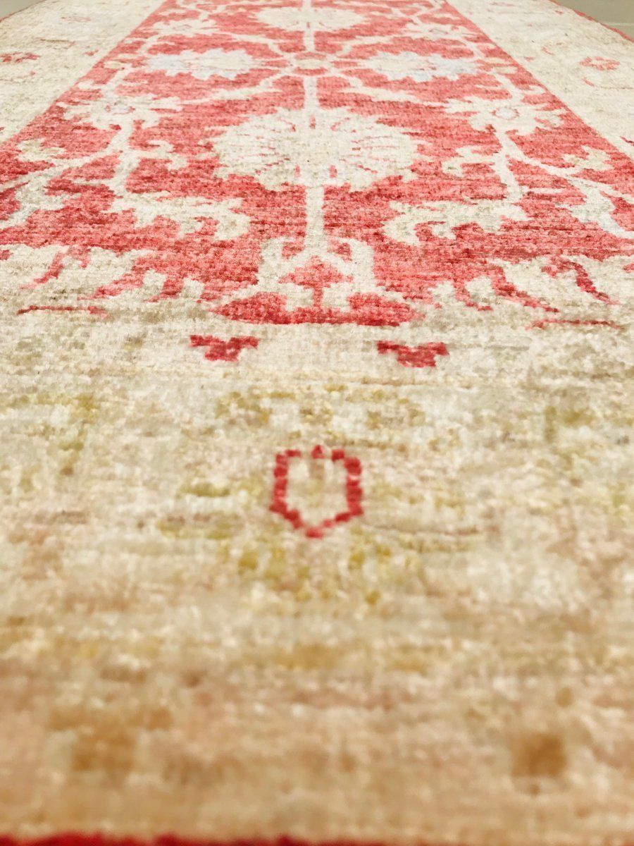 Pakistani Hand Knotted Wool Carpets, 1980s, Set Of 2 photo for sale