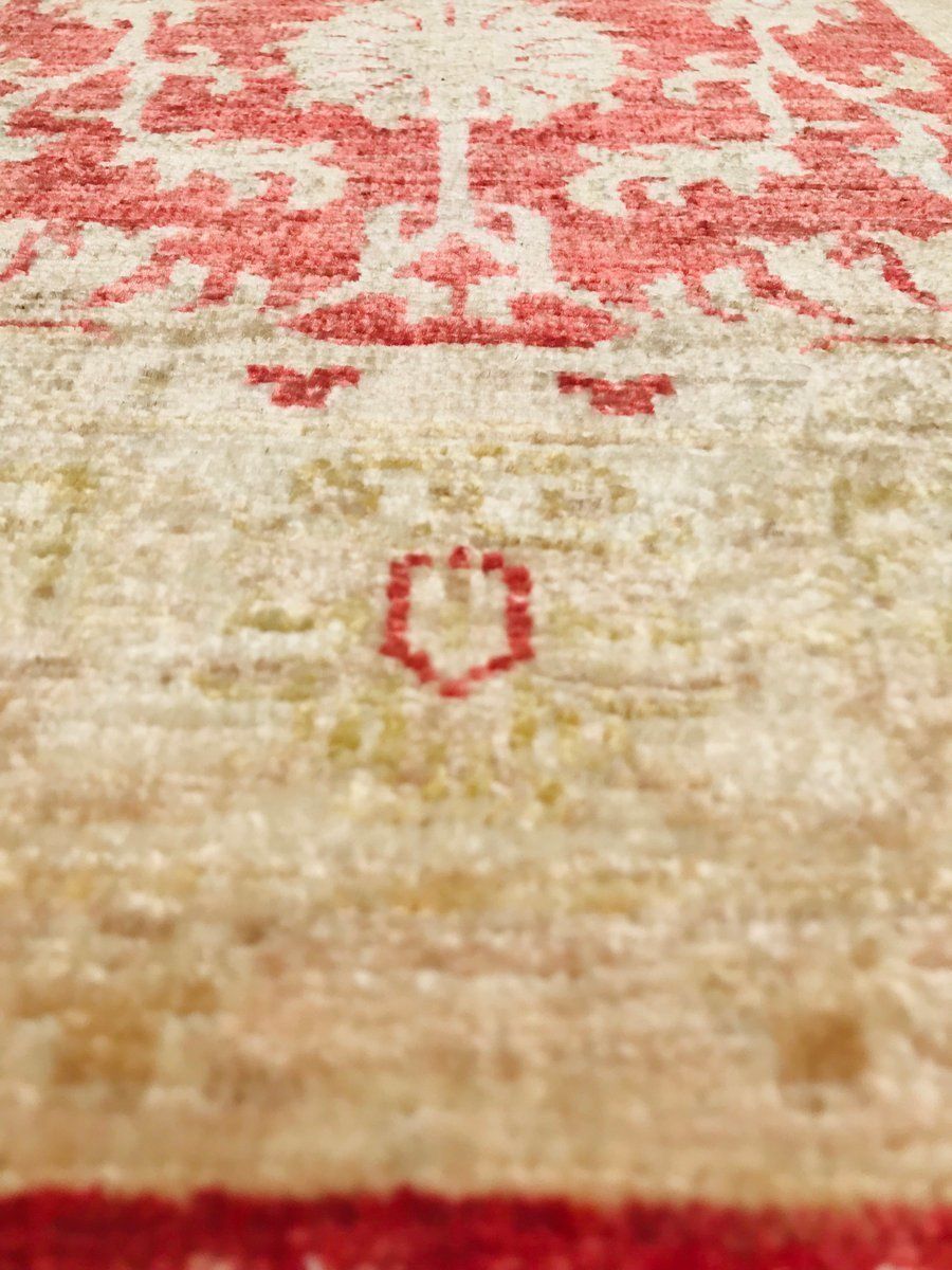 Pakistani Hand Knotted Wool Carpets, 1980s, Set Of 2 photo Textiles