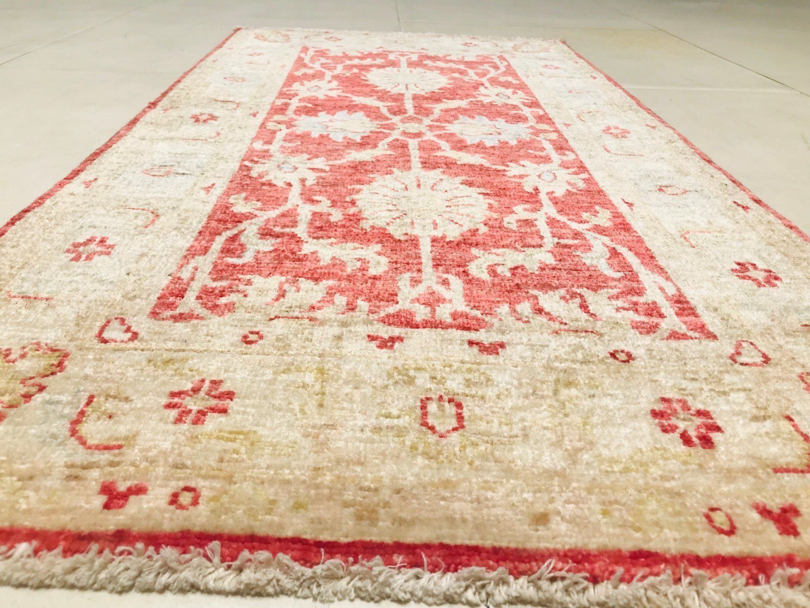 Pakistani Hand Knotted Wool Carpets, 1980s, Set Of 2 photo 1168.0