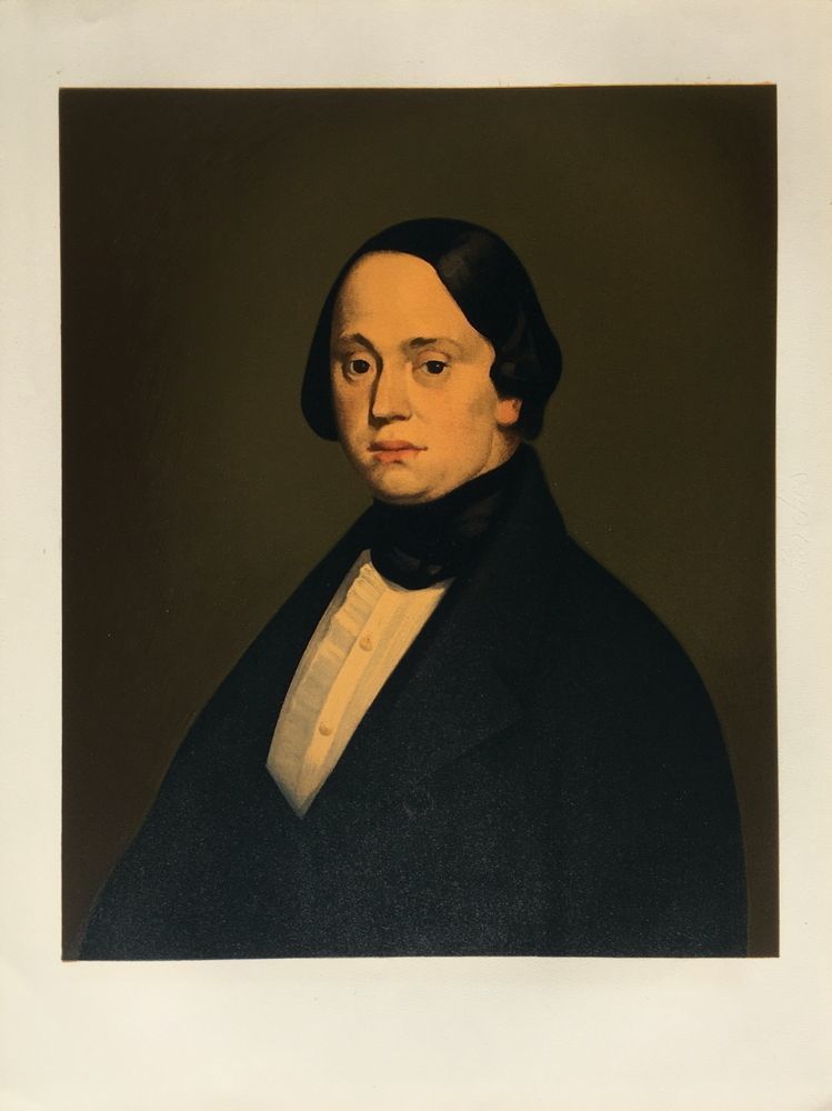 Millet Jean François (After (1814 1875)   Lithography   Presumed Portrait Of M Doré De Cherbourg