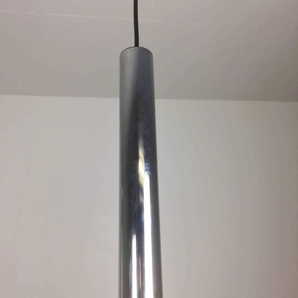 1970s Chrome Hanging Lights Glass Bulb By Motoko Ishi For Staff Lights, Germany photo 751.0