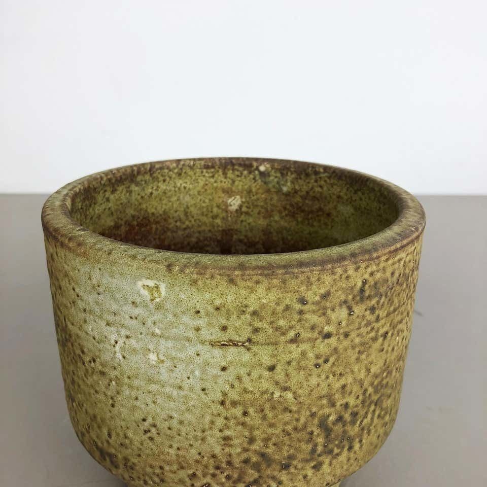 Set Of 3 Ceramic Studio Pottery Vase By Piet Knepper For Mobach Netherlands 1970 photo vintage