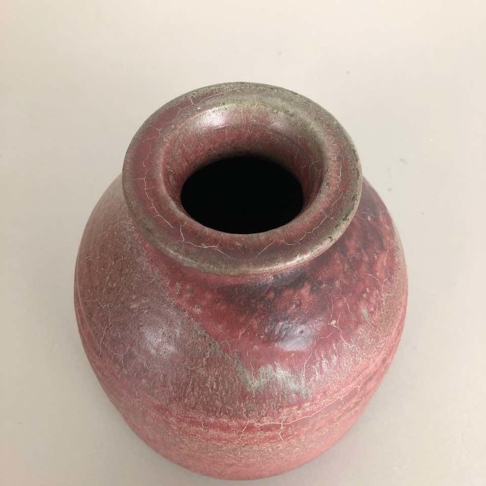 Original 1960 Ceramic Studio Pottery Vase By Piet Knepper For Mobach Netherlands photo vinterior