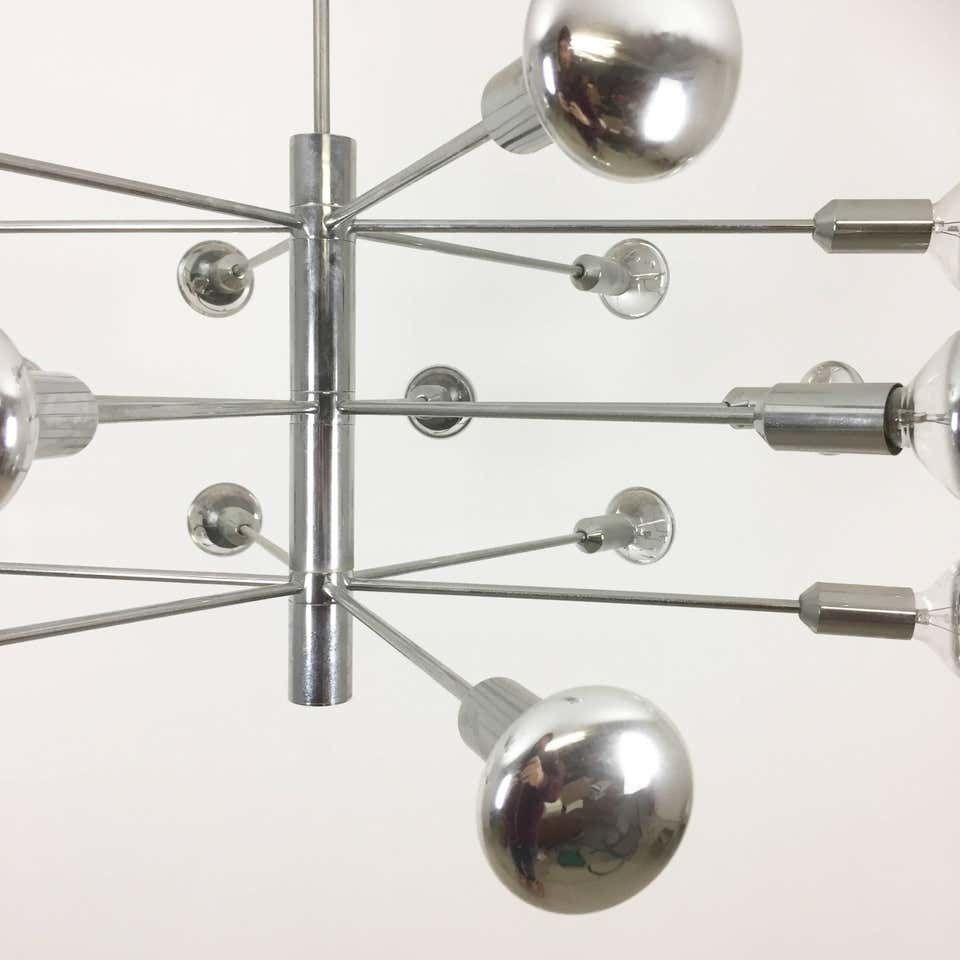 Modernist Chrome Sputnik Hanging Light By Cosack Lights photo buy