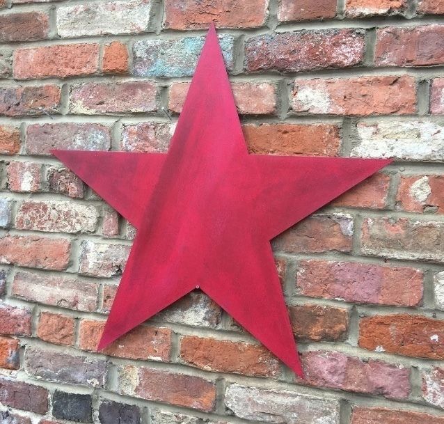 Xl Industrial Metal Rustic Shop Home Circus Fairground Carnival Barn Star  photo for sale