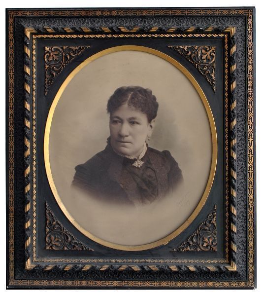 Photo Portrait Woman By Brion, Late 19th Century