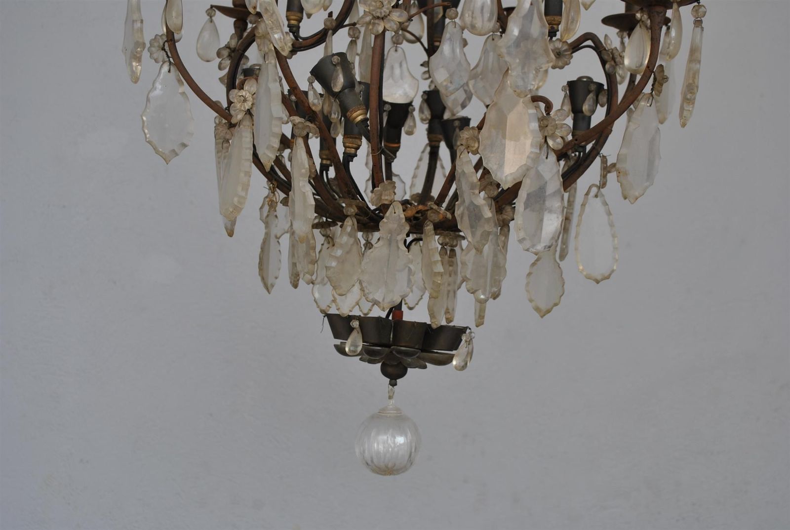 Chandelier With Pendants Louis XV Style Early Xi Xth Century photo Lighting