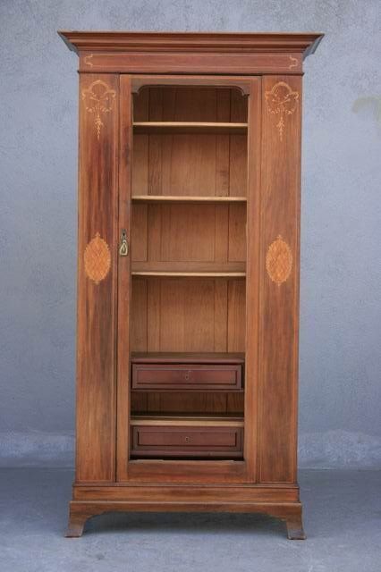 Inlaid Wardrobe 1900 English Style photo furniture