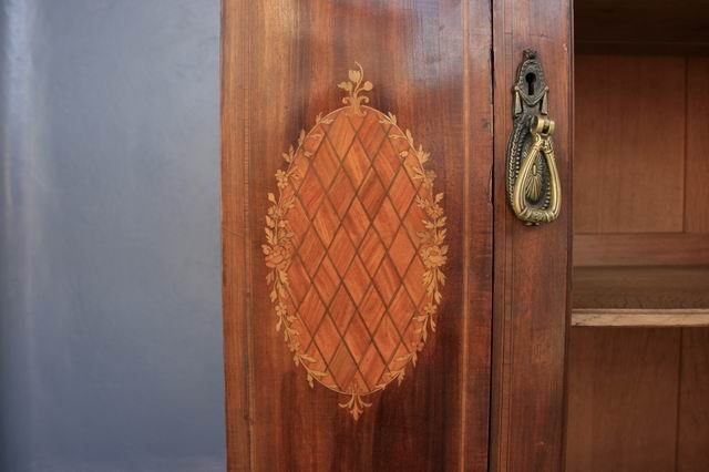 photo vintage Inlaid Wardrobe 1900 English Style