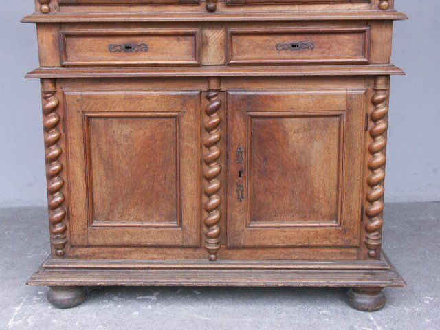 Sideboard Two Louis Xiii Walnut Bodies, 18th Century photo vinterior