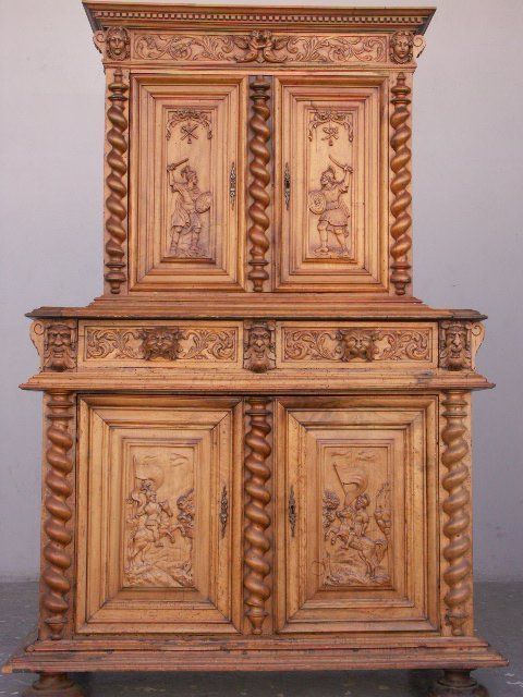 Two Shrunk Bodies In Walnut Louis Xiii Walnut photo furniture