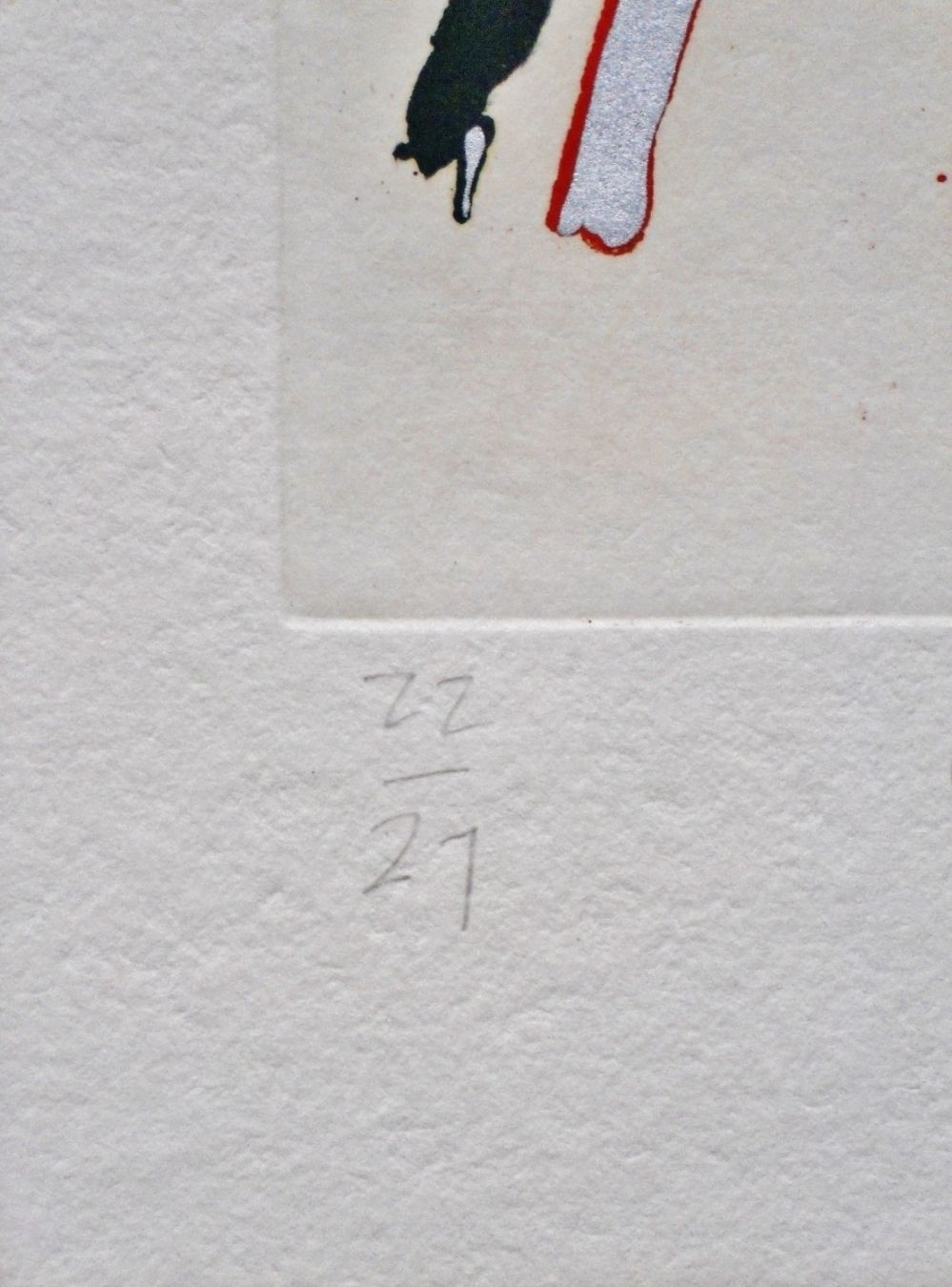 John Chamberlain Limited Edition Signed Print `One Among Many` From `Outer Signs Of Inner Grace` Suite 1986, American, Unframed photo vinterior