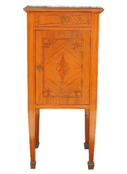 English Bedside Table In Satin Mahogany