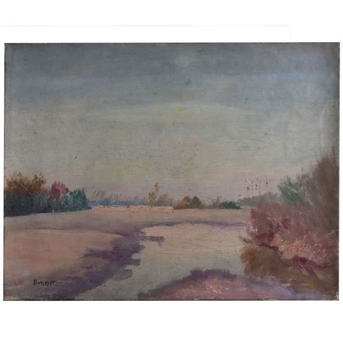 Landscape By Charles Bousquet French School