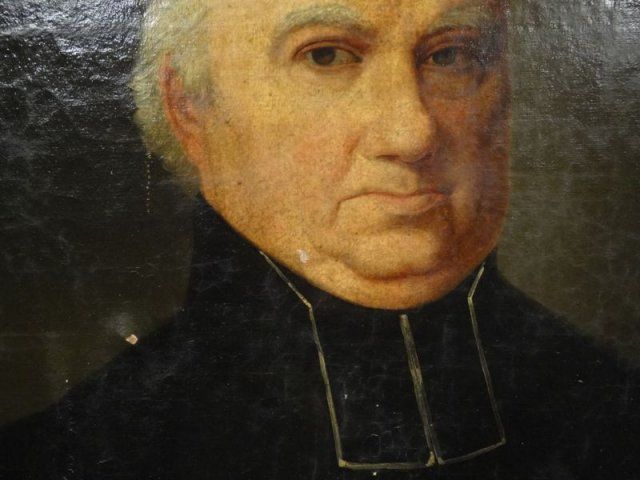 Oil On Canvas Of Religious Of Restoration Period photo for sale