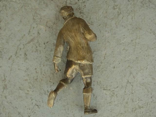 Bronze Soccer Player 1930 photo for sale