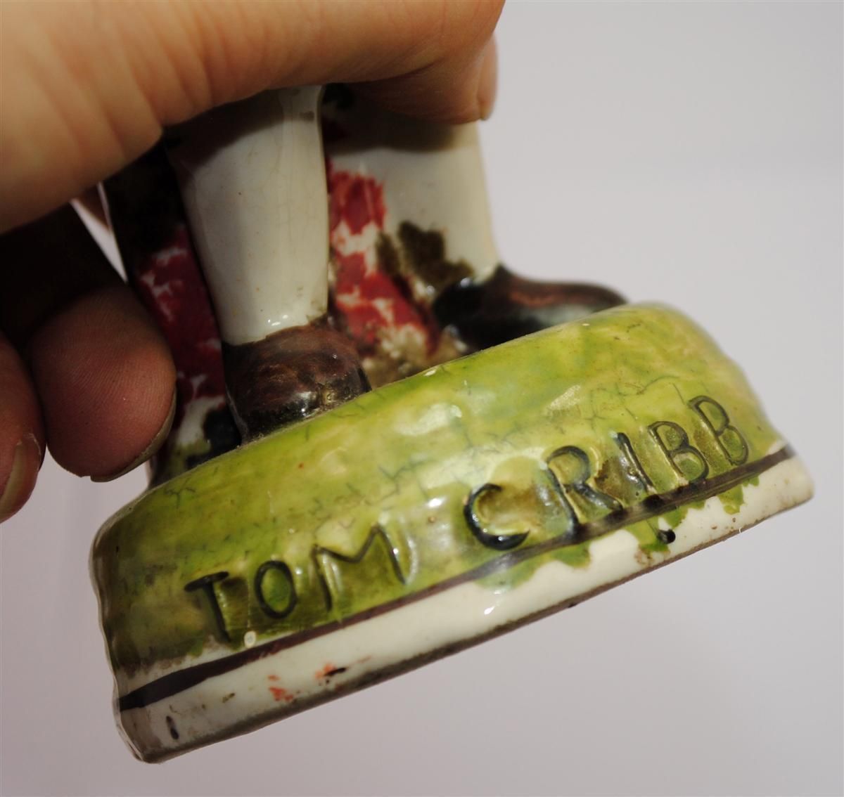 photo for sale Sports Souvenir Ceramic Boxing Fight Of The 1930s