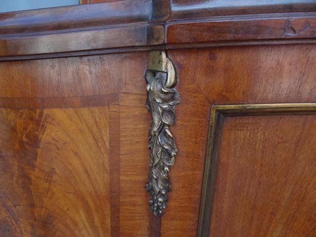 Mahogany Bed Louis XVI Style Gilt Bronze photo vinterior