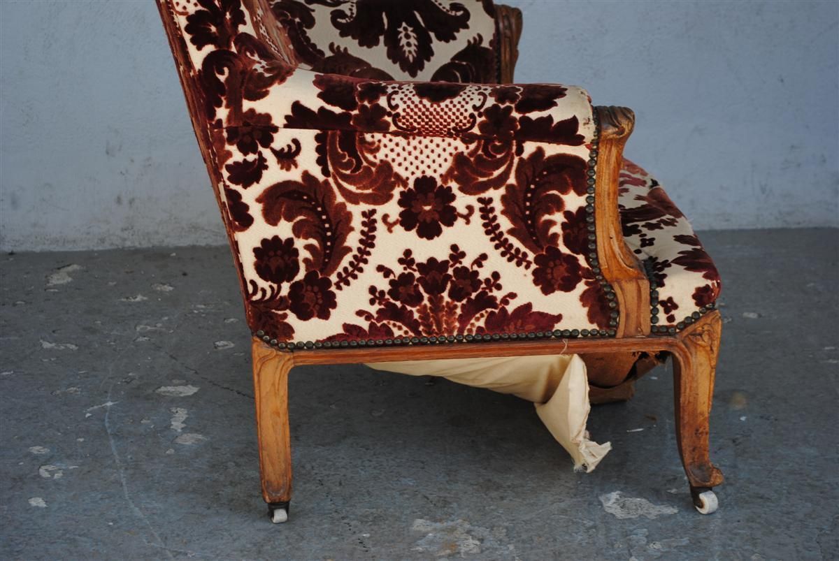 Art Nouveau 1900 Armchair In Oak (To Be Restored) photo buy