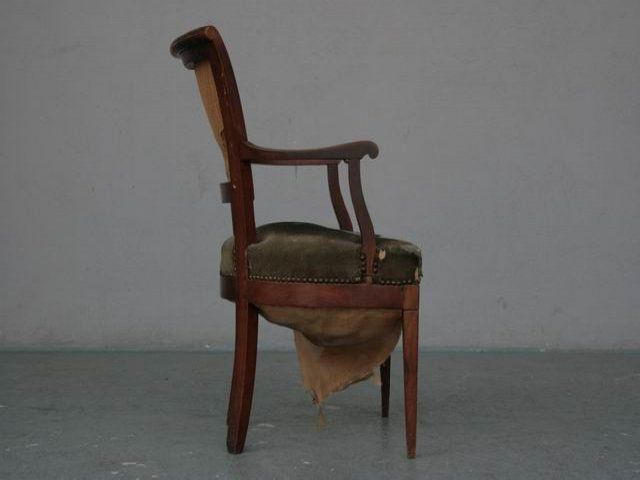 Directoire Walnut Armchair Late 18th Century photo vinterior