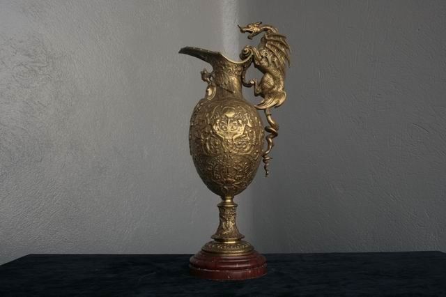 Ewer Renaissance Style In Bronze After Christofle Around 1900 photo furniture