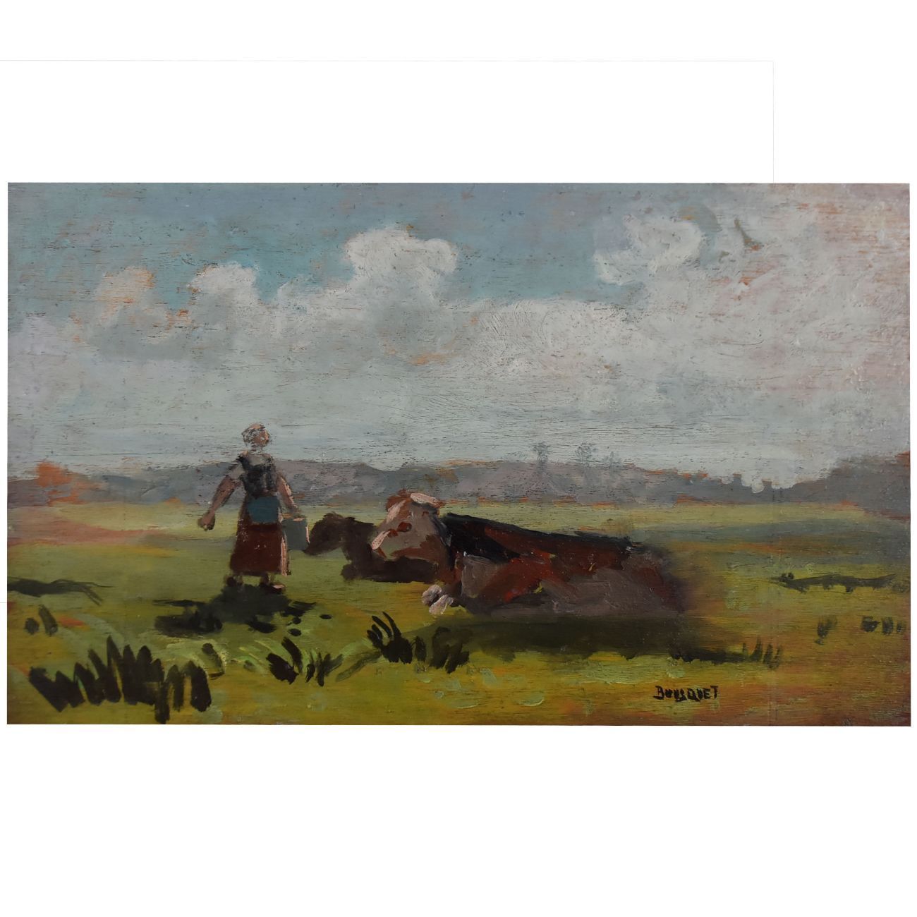 Landscape By Charles Bousquet French School