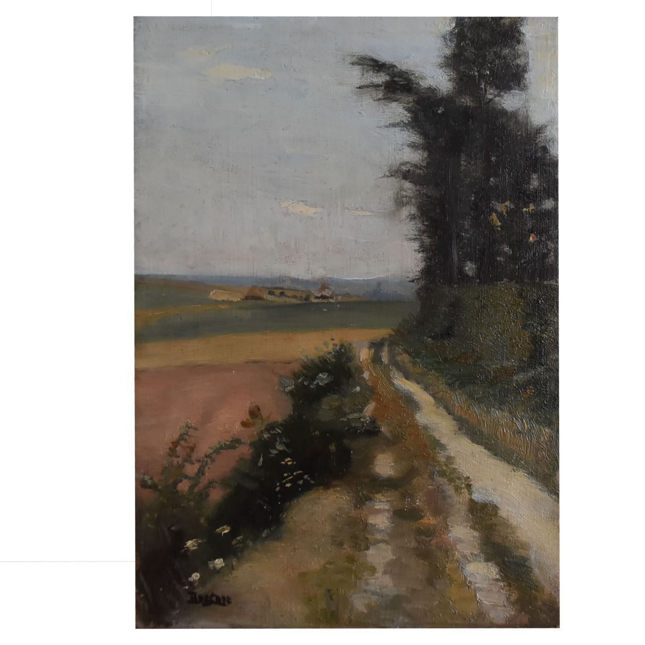 Landscape By Charles Bousquet French School