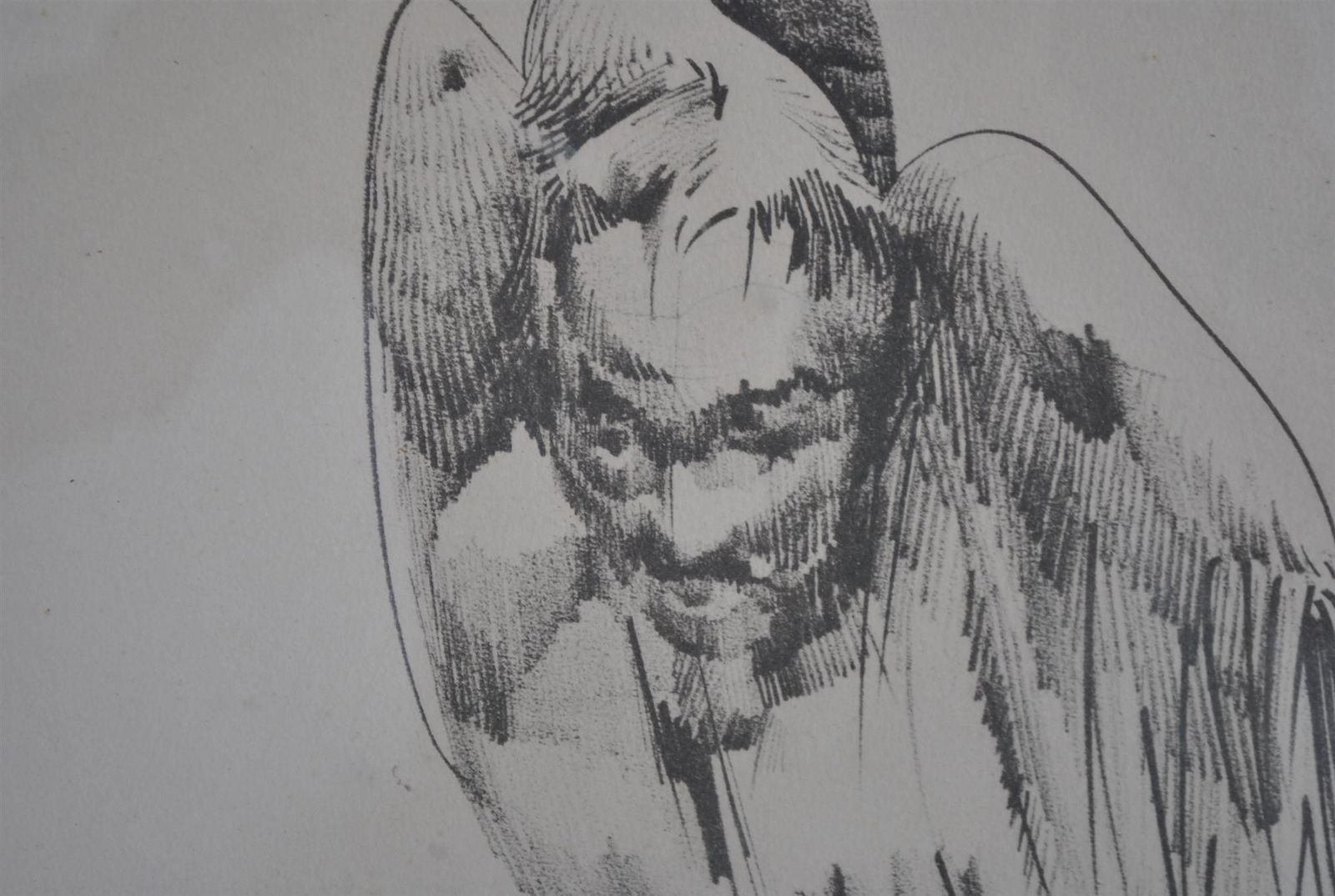 Character Lithograph By Raymond Moretti