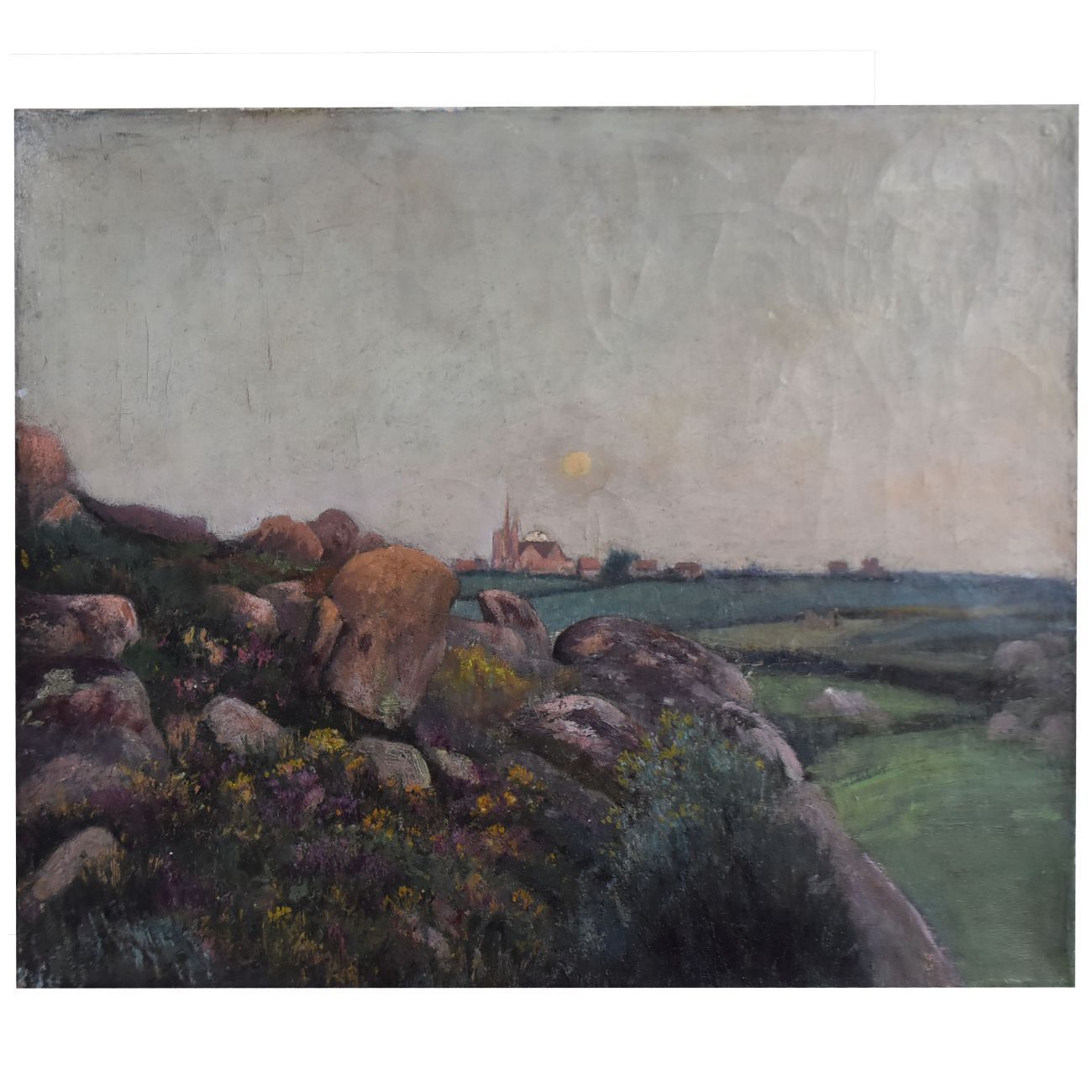 Landscape By Charles Bousquet French School