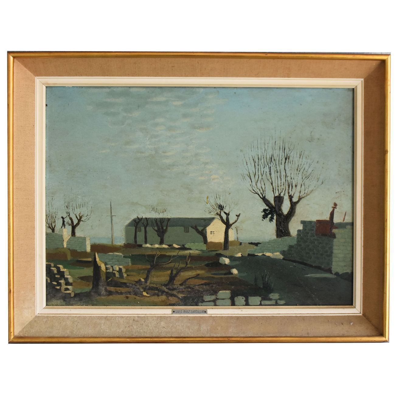 Bordelais Village Landscape By L. R. Santillan