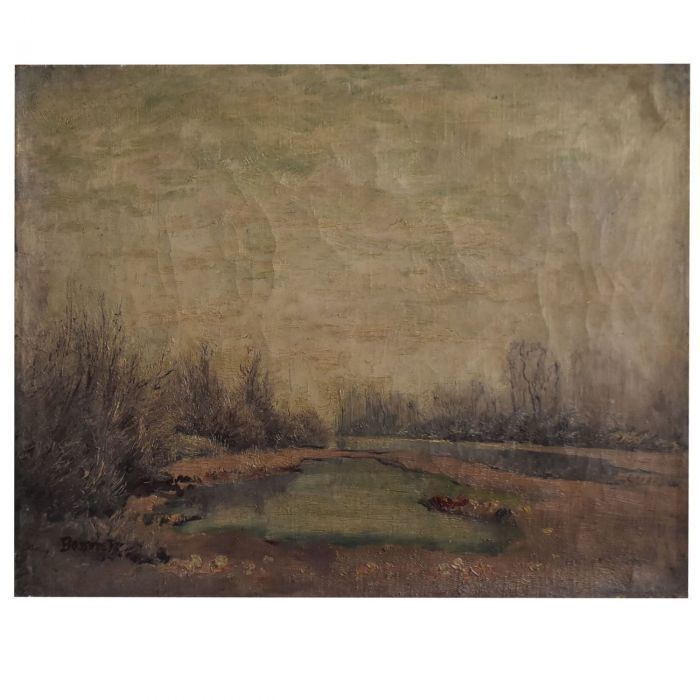 Landscape By Charles Bousquet French School