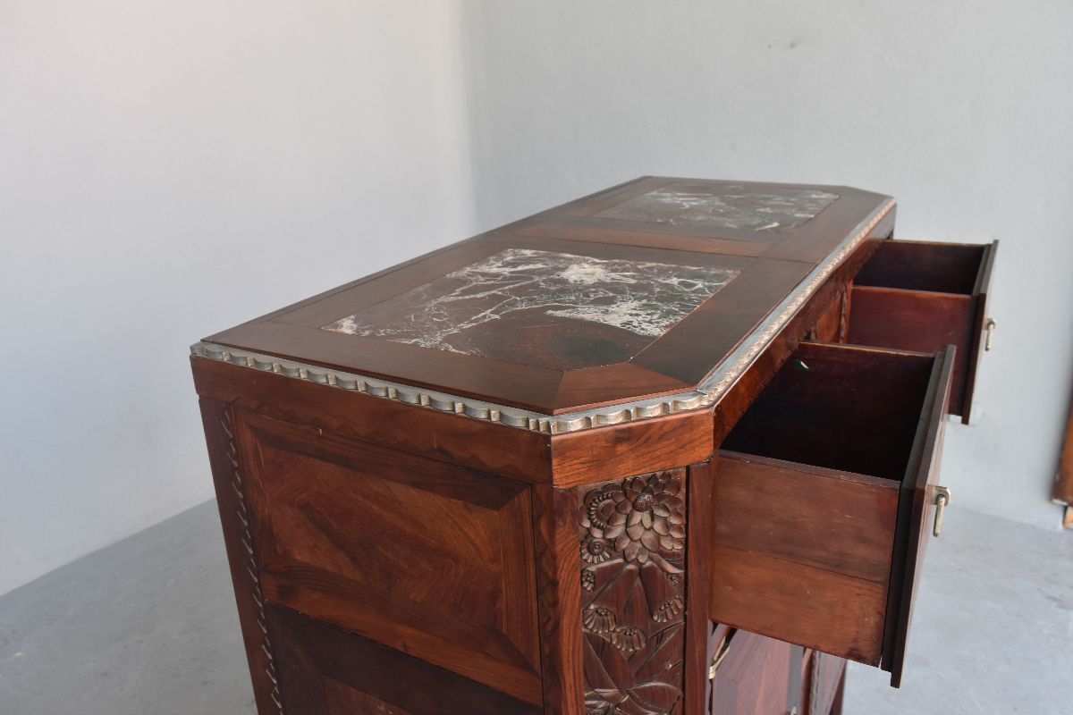 photo vinterior Sideboard Art Deco Door 1925 Rosewood In The Spirit Of Dominica