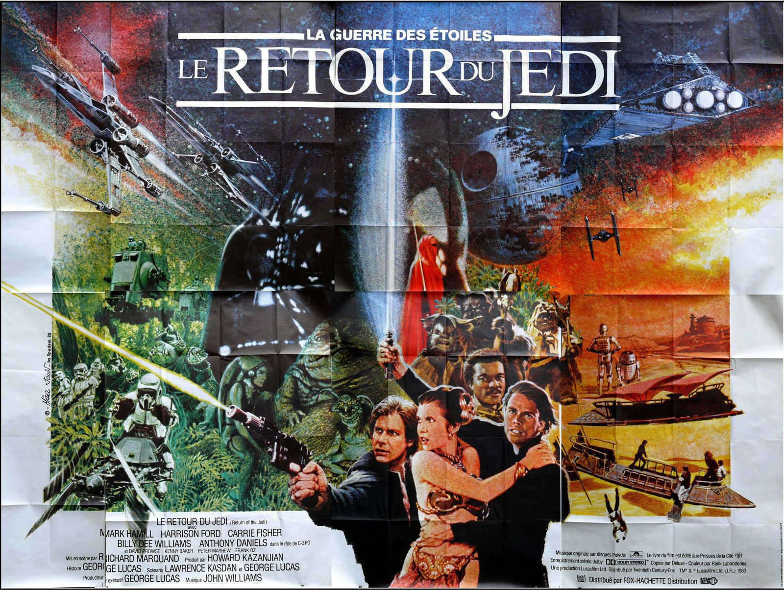 Movie Poster "Return Of The Jedi" Star Wars, Lucas