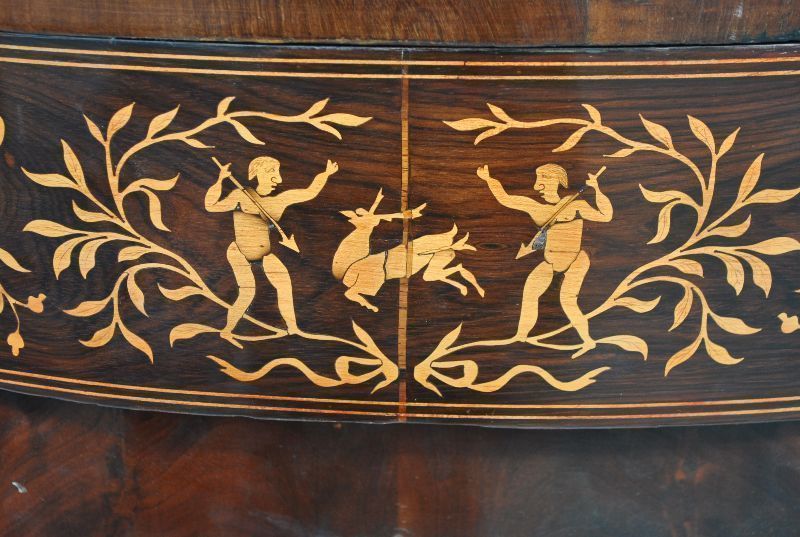 Xi Xth Flamed Mahogany Chest Of Drawers photo 2065.0