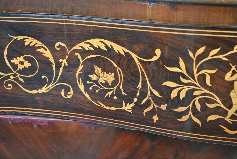 Xi Xth Flamed Mahogany Chest Of Drawers photo vinterior