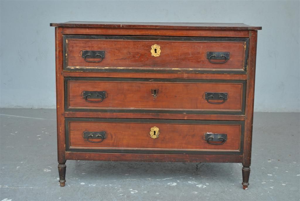 Louis XVI Period Chest Of Drawers In Walnut photo furniture
