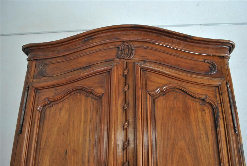 Louis XV Provençal Wardrobe, 18th Century Walnut photo for sale