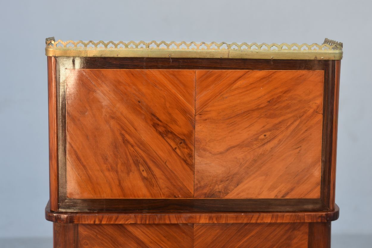Furniture Lady Secretary Desk Said Bonheur Du Jour Napoleon III Inlaid photo