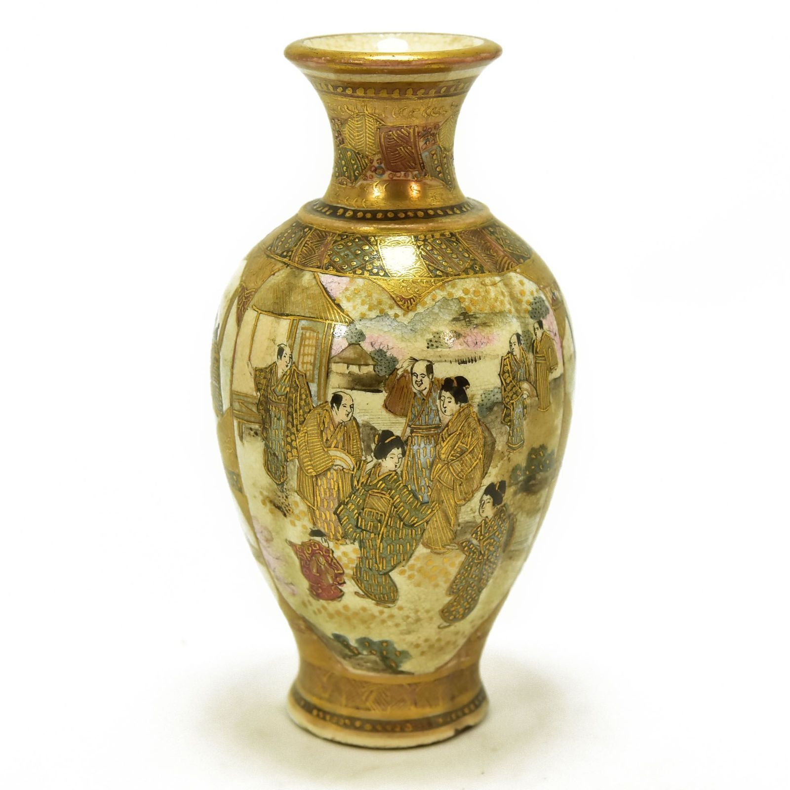 Japanese Satsuma Vase, 19th Century