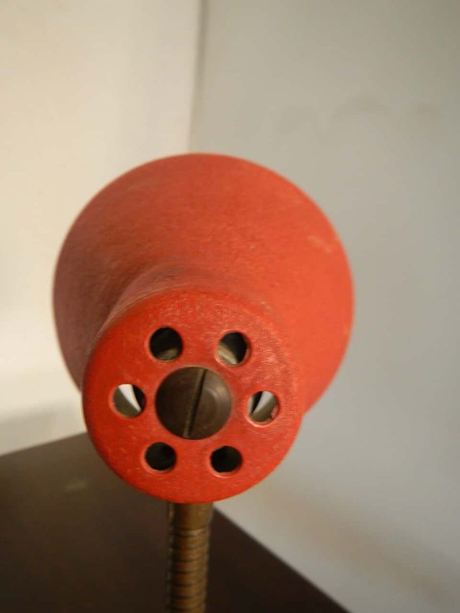 Red Table Lamp, 1950s photo furniture