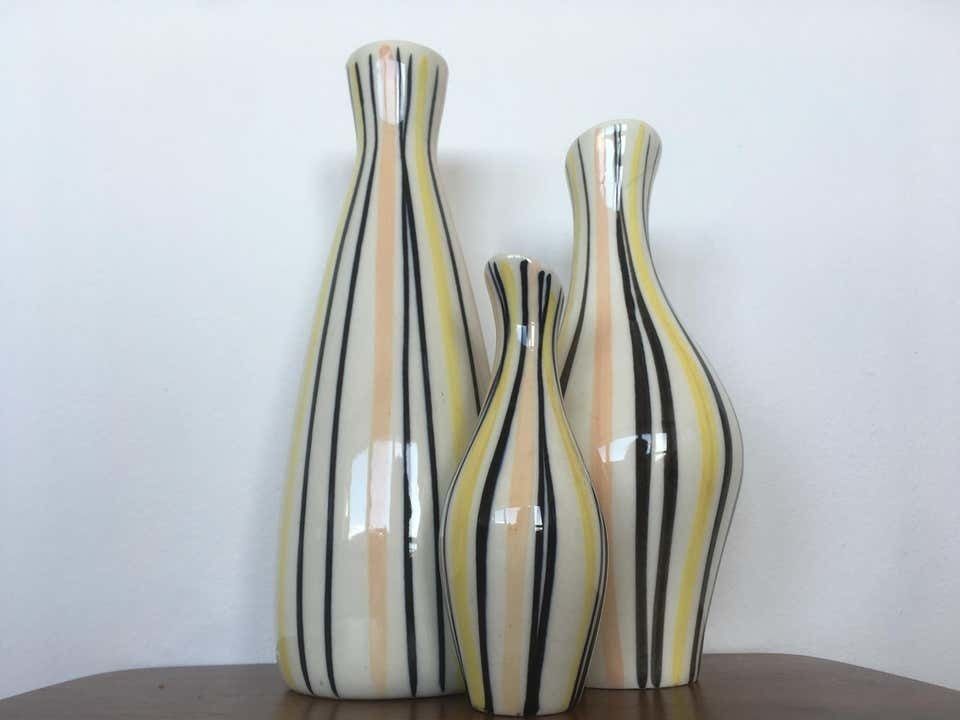 Set Of Design Vases By Jarmila Formánková For Ditmar Urbach, 1970s photo furniture